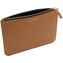 Comme des GarÃ§ons Wallets Tan Large Brick Pouch