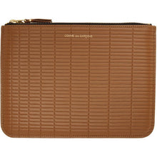 Comme des GarÃ§ons Wallets Tan Large Brick Pouch - Portefeuilles Tan Grosse Brique Pochette - comme des garÃonsons tan 큰 벽돌 주머니를 지갑
