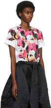 Comme des GarÃ§ons White Disney Edition Mickey Mouse Print T-Shirt