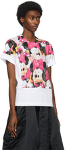 Comme des GarÃ§ons White Disney Edition Mickey Mouse Print T-Shirt