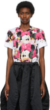 Comme des GarÃ§ons White Disney Edition Mickey Mouse Print T-Shirt - T-shirt imprimé Mickey Mouse Edition White Disney Edition - comme des garÃ§ons 화이트 디즈니 에디션 미키 마우스 프린트 티셔츠