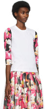 Comme des GarÃ§ons White Disney Edition Mickey Mouse Sleeve T-Shirt