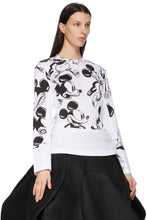 Comme des GarÃ§ons White Disney Edition Print Layered Mickey Mouse Long Sleeve T-Shirt