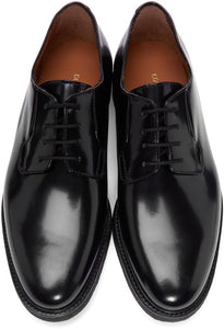 Common Projects Black Shine Derbys