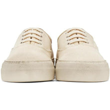 Common Projects Off-White Canvas Four Hole Sneakers
