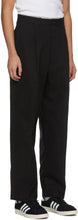 Connor McKnight Black Brushed Canvas Trousers