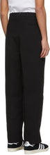 Connor McKnight Black Brushed Canvas Trousers
