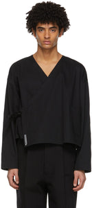 Connor McKnight Black Leisure Noragi Shirt - Connor McKnight Black Leisure Noragi Shirt - Connor mcknight 흑인 레저 노기 셔츠