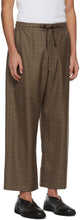 Connor McKnight Brown Wool Check Lounge Pants