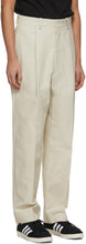 Connor McKnight Grey Canvas Pleated Trousers