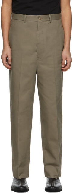 Connor McKnight Grey Flat Front Trousers - Connor McKnight Gris Pantalon frontal plat - Connor McKnight 그레이 플랫 프론트 바지