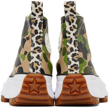 Converse Beige Camouflage Run Star Hike High Sneakers