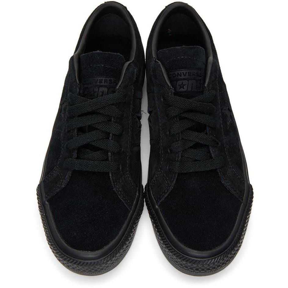 black suede converse low