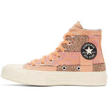 Converse Orange Patchwork Chuck 70 High Sneakers