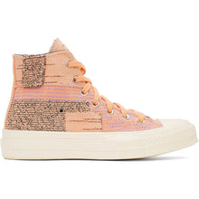 Converse Orange Patchwork Chuck 70 High Sneakers - Converse Orange Patchwork Chuck 70 Sneakers hauts - 컨버스 오렌지 패치 워크 척 70 높은 스니커즈