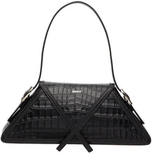 Coperni Black Croc Mini Bluetooth Bag - COPNI NOIR CROC MINI BLUETOOTH SAC - 코피니 블랙 크로크 미니 블루투스 백