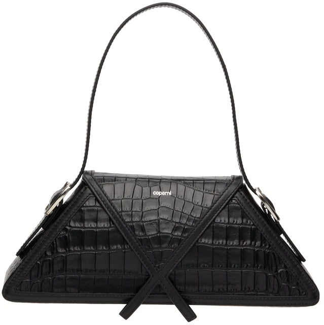 Coperni Black Croc Mini Bluetooth Bag - COPNI NOIR CROC MINI BLUETOOTH SAC - 코피니 블랙 크로크 미니 블루투스 백