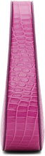 Coperni Purple Croc Baguette Swipe Bag
