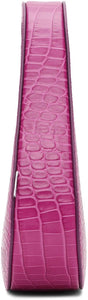 Coperni Purple Croc Baguette Swipe Bag