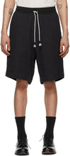 Cornerstone Black Drawstring Shorts - Short de cordon noir de la pierre angulaire - Cornerstone 검은 Drawstring 반바지