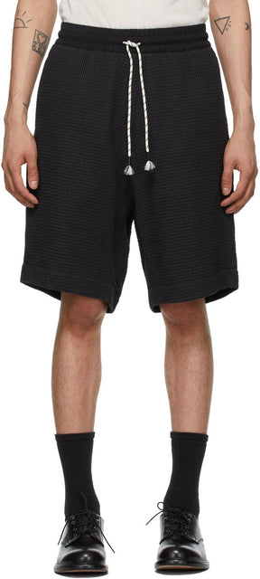 Cornerstone Black Drawstring Shorts - Short de cordon noir de la pierre angulaire - Cornerstone 검은 Drawstring 반바지