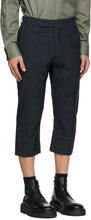 Cornerstone Navy Wool Pleated Trousers