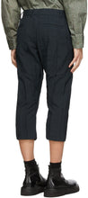 Cornerstone Navy Wool Pleated Trousers