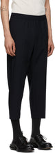 Cornerstone Navy Wool Slim Trousers