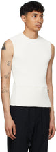 Cornerstone White Knit Vest