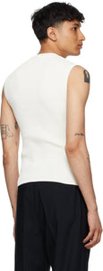 Cornerstone White Knit Vest