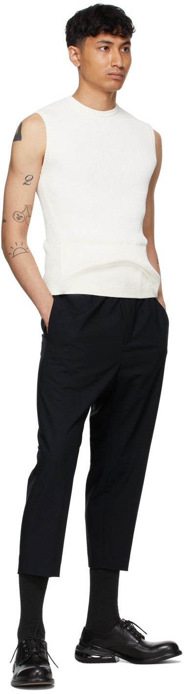 Cornerstone White Knit Vest