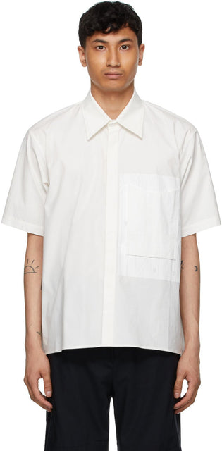 Cornerstone White Pocket Detail Shirt - Chemise de poche blanche de la pierre angulaire - 코너 스톤 화이트 포켓 세부 셔츠