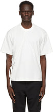 Craig Green White Laced T-Shirt - T-shirt de laçage blanc vert Craig - 크레이그 그린 화이트 Laced 티셔츠