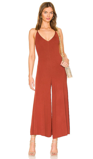 Cult Gaia Lulie Knit Jumpsuit in Rust Cult Gaia Lulie Knit Jumps combinaison à la rouille gaia lulie knit连身裤在生锈