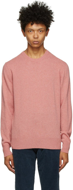 DOPPIAA Pink Wool Appio Sweater - Pull en laine rose Doppiaa - Doppiaa 핑크색 양모 Appio 스웨터