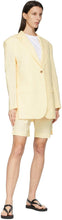 DRAE Yellow Linen Shorts