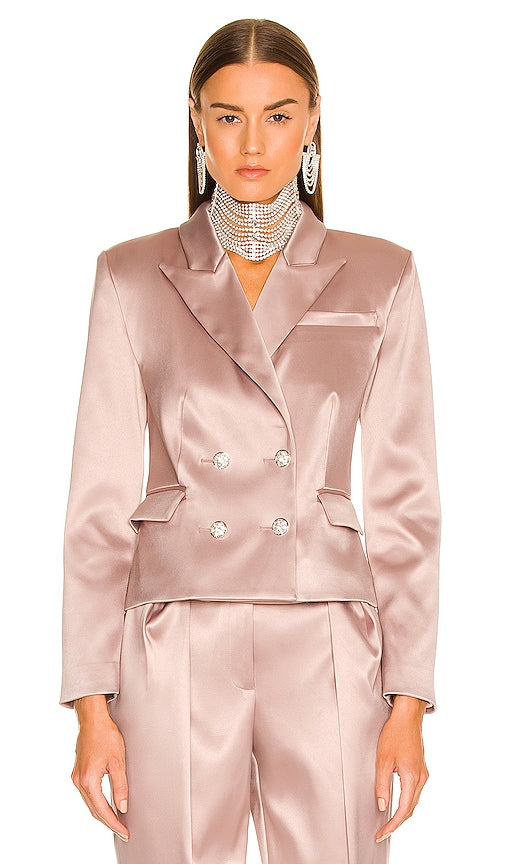 DUNDAS x REVOLVE Marion Blazer in Blush Dundas X Revolve Marion Blazer dans Blush Dundas X旋转Marion Blazer脸红了