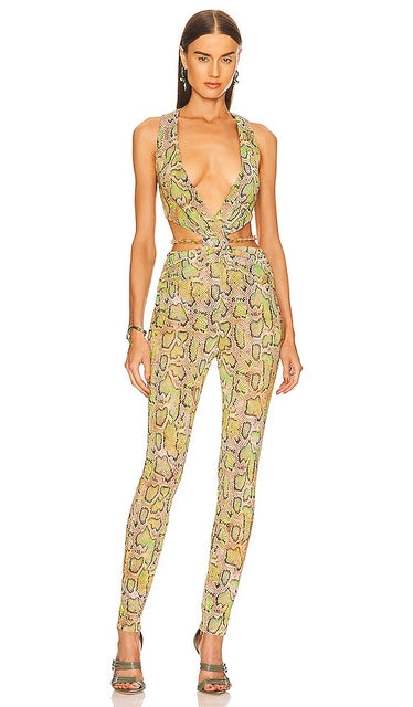 DUNDAS x REVOLVE Natasha Catsuit in Green Dundas X Revolve Natasha Catsuit en vert Dundas x旋转绿色的natasha catsuit