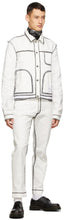Daniel W. Fletcher Off-White Painted Edge Jacket