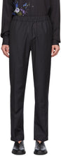 Davi Paris Black Brouillard Trousers - Davi Paris Black Brouillard Pantalons - Davi 파리 블랙 Brouillard 바지