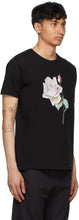 Davi Paris Black Printed Rose T-Shirt