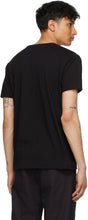 Davi Paris Black Printed Rose T-Shirt