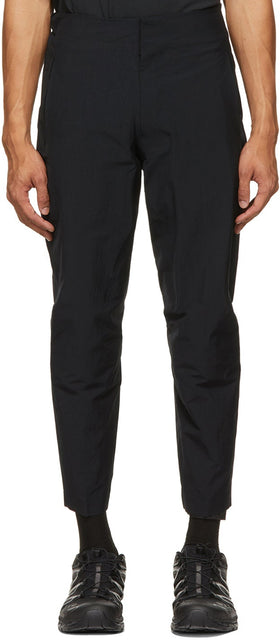 Descente Allterrain Black Layered Gaiter Relaxed Fit Trousers - Descente Allterrain Noir Couche de la Gaiter Coupe détente - Descente Allterrain 블랙 레이어드 게이터 편안한 바지를 편안하게합니다