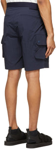 Descente Allterrain Navy Nylon Side Adjuster Shorts
