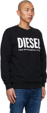 Diesel Black S-GIR-Division-Logo Sweatshirt