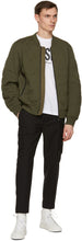 Diesel Green Wool K-Chryso Bomber Jacket