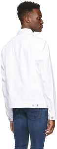 Diesel White Denim NHILL-C1 Jacket
