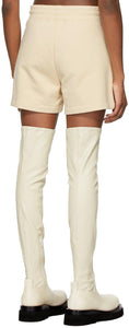 Dion Lee Beige Terry Boxer Shorts