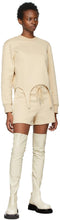 Dion Lee Beige Terry Boxer Shorts