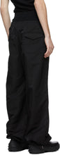 Dion Lee Black Nylon Track Pants